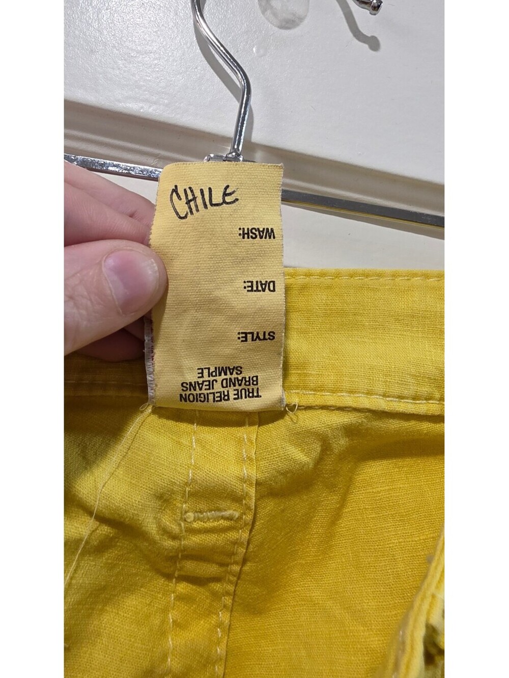 True Religion Yellow Flare Jeans Women's Size 26 Made in USA Classic Denim - Picture 8 of 11